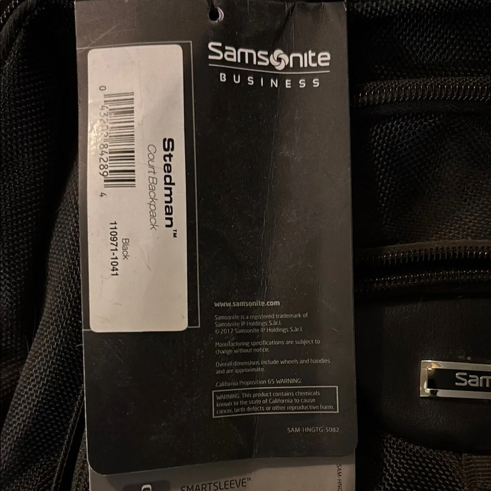 Samsonite Black Business Backpack - Picture 2 of 5